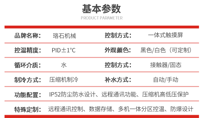 水冷式冷水机型号